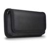 for iPhone X Belt Case, miadore Horizontal Belt Clip Holster [Magnetic Flap] Black Nylon Phone Holder Cover [Elastic Side] with Belt Loops for iPhone X (for Thin Case) view 1