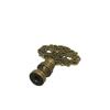 Royal Designs, Inc. Floral Filigree Design Finial for Lamp Shade, F-5066AB-1, Antique Brass view 2