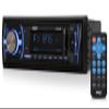 Pyle Marine Bluetooth Stereo Radio - 12v Single DIN Style Boat In dash Radio Receiver System with Built-in Mic, Digital LCD, RCA, MP3, USB, SD, AM FM Radio - Remote Control - PLMRB29B (Black) view 1