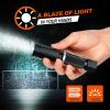 NICRON Flashlight, N7 600 Lumens Tactical Flashlight, 90 Degree Ip65 Waterproof Led Mini Flashlight 4 Modes- Best High Lumens are for Camping, Outdoor, Hiking Not Including Batteries Gift view 2