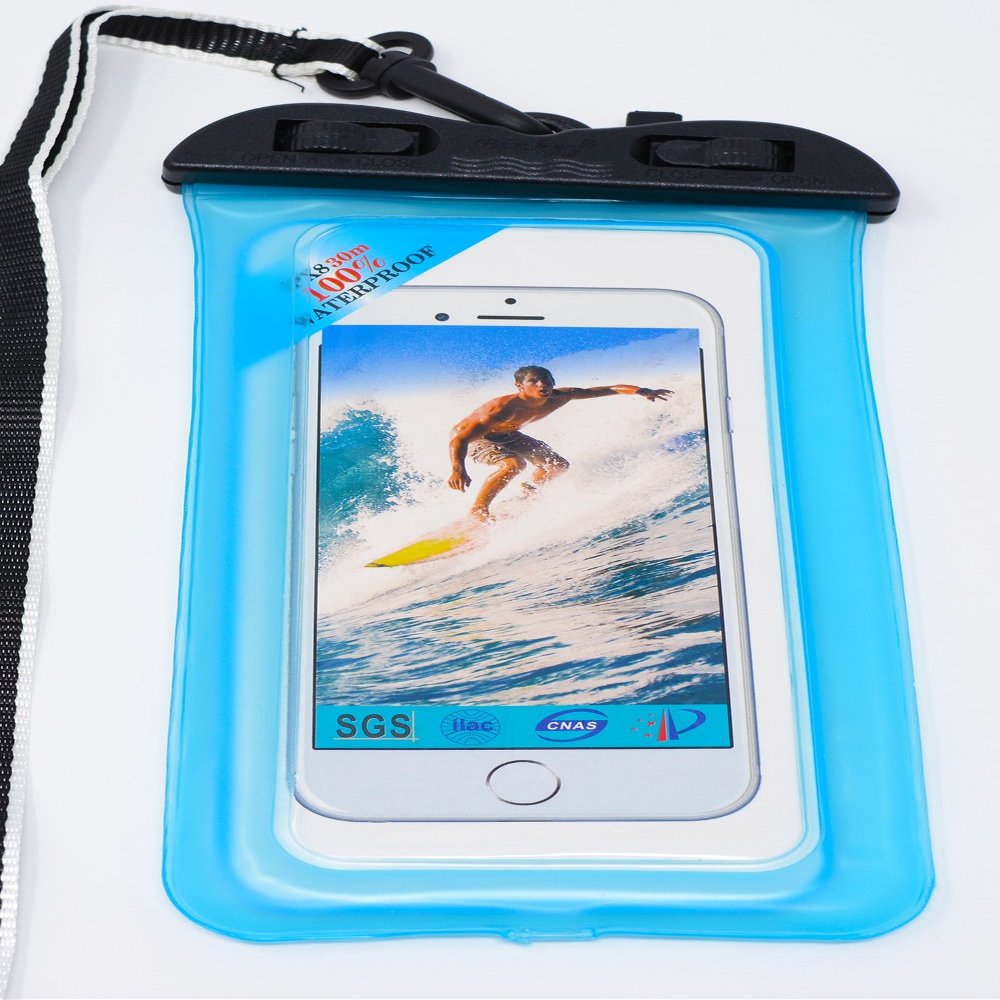 Adoretex Floating Waterproof Phone Case, 6"(WP-05) - Blue