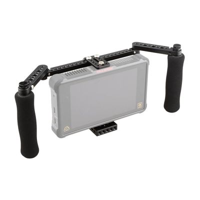 CAMVATE Monitor Cage with Adjustable Handles for 5 and 7 inch LCD Monitor