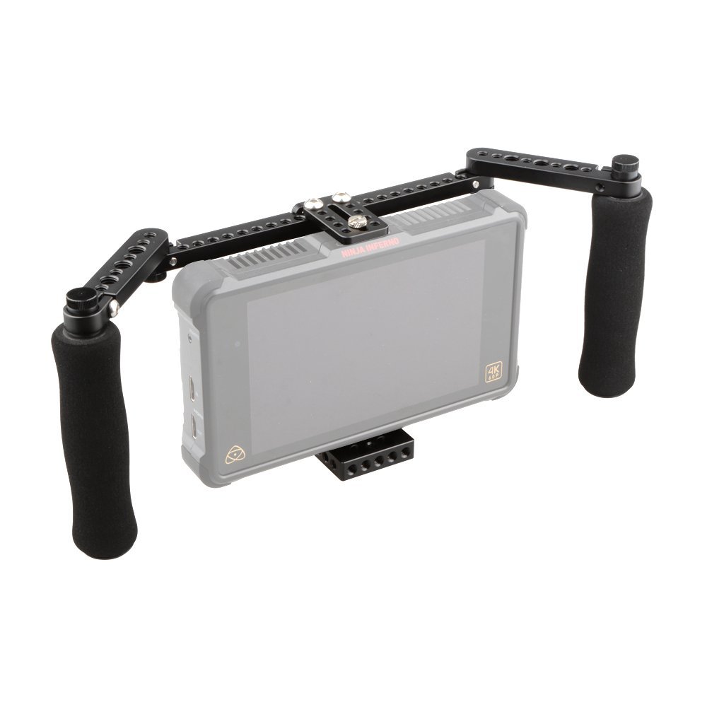 CAMVATE Monitor Cage with Adjustable Handles for 5 and 7 inch LCD Monitor