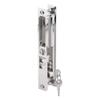 Prime-Line C 1134 Patio Door Flush Handle, Chrome Pull, Keeper, Mid-Body Latch, Keyed (Single Pack) view 1