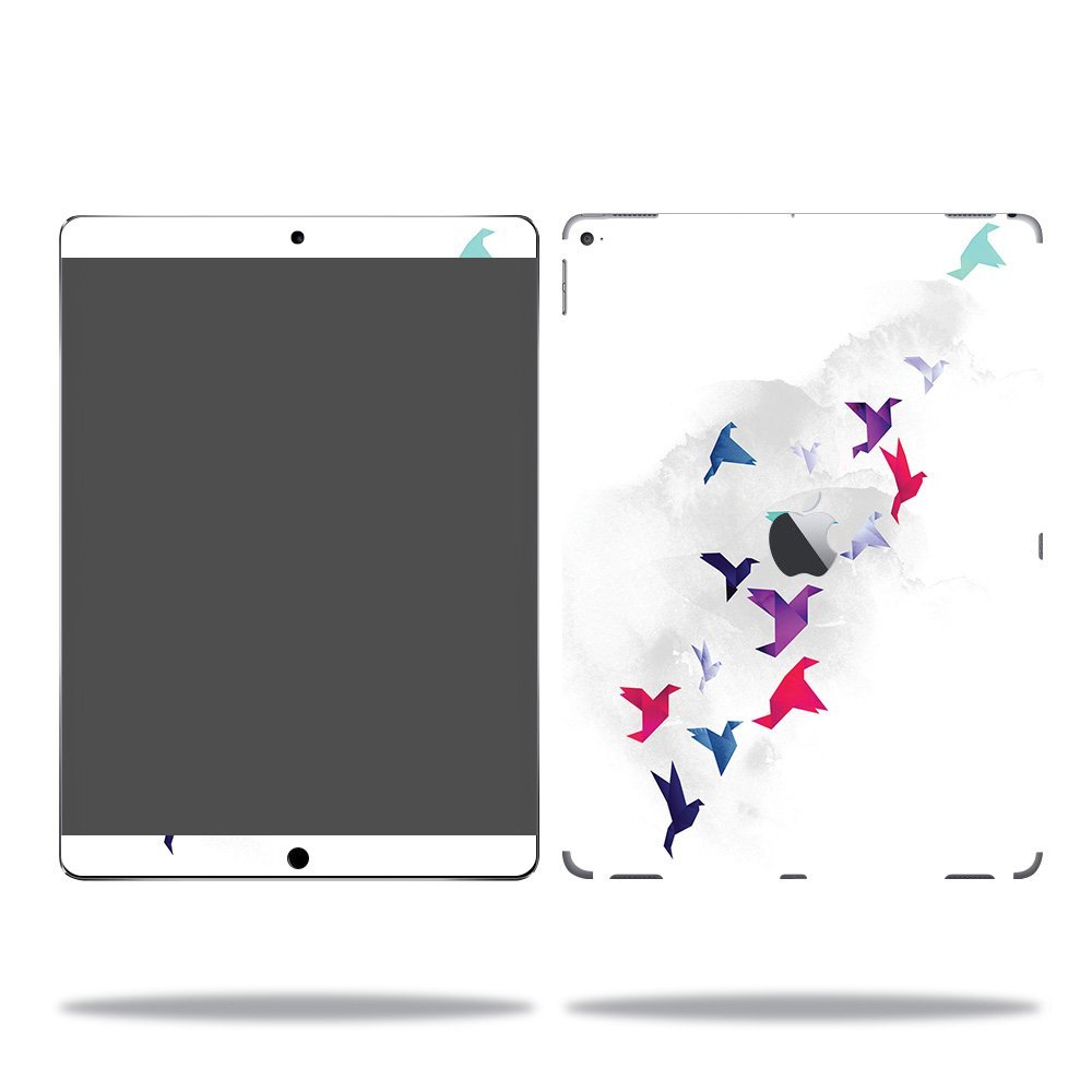 MightySkins Skin Compatible with Apple iPad Pro - Paper Birds | Protective, Durable, and Unique Vinyl Decal wrap Cover | Easy to Apply, Remove, and Change Styles | Made in The USA