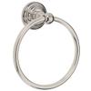 Designers Impressions 700 Series Satin Nickel Towel Ring view 1