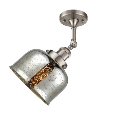 Innovations 201F-SN-G78-LED LED Semi-Flush Mount from Franklin Restoration Collection