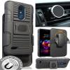 Nakedcellphone Rugged Combo for LG K10 2018 Phone Case - Black view 1