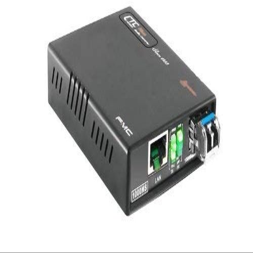 CTCUnion FMC-1000MS-SM10 Gigabit Ethernet 10/100/1000BaseTx to 1000Base-LX 1310nm Single-Mode Fiber Media Converter, 10Km Reach, WebSmart Managed