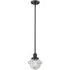 Innovations 201S-OB-G532-LED Asian Inspired LED Mini Pendant from Franklin Restoration Collection in Bronze/Dark Finish, view 1