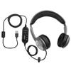 ECS WordSlinger USB Transcription Headset, 7-Foot Cord, Over-Head Design, Superior Audio Clarity, External Sound Card, Perfect for Medical & Legal Dictation, Comfortable Padded Headband & Ear Cups view 1