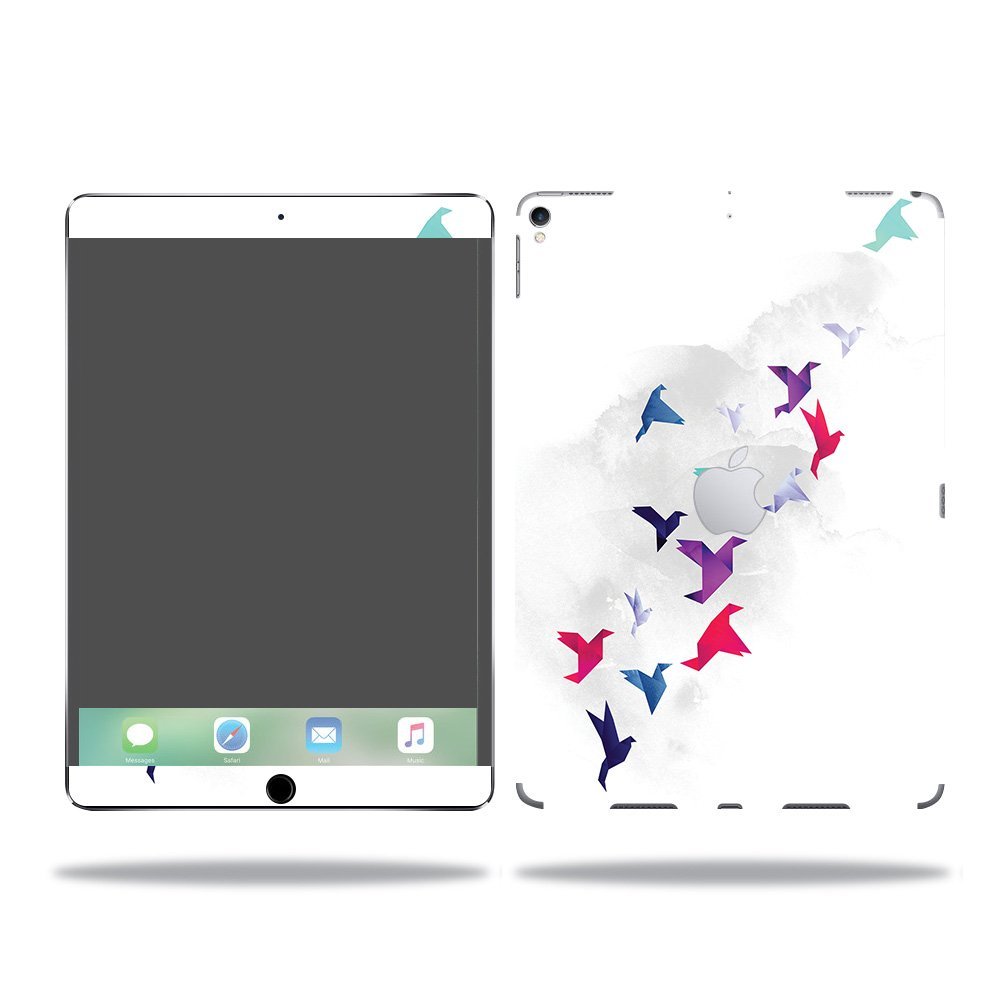 MightySkins Skin Compatible with Apple iPad Pro - Paper Birds | Protective, Durable, and Unique Vinyl Decal wrap Cover | Easy to Apply, Remove, and Change Styles | Made in The USA