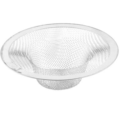 uxcell Stainless Steel Mesh Sink Strainer for Washroom Bathroom 4.4 Inch Dia