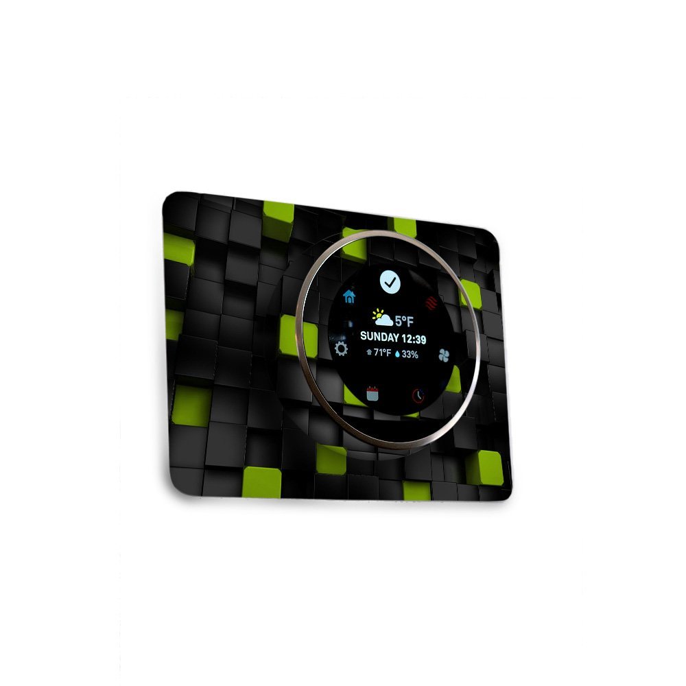 MightySkins Skin Compatible with Nest Thermostat - Cubes | Protective, Durable, and Unique Vinyl Decal wrap Cover | Easy to Apply, Remove, and Change Styles | Made in The USA
