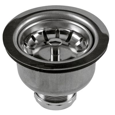 Danco 81090 3-1/2-Inch Basket Post Premium Lock-In Strainer, Stainless Steel