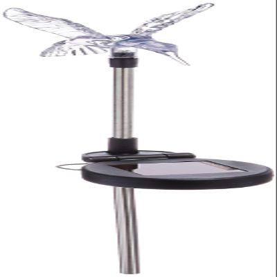 Set of 2 Garden Color Changing Solar Hummingbird Stake Lights