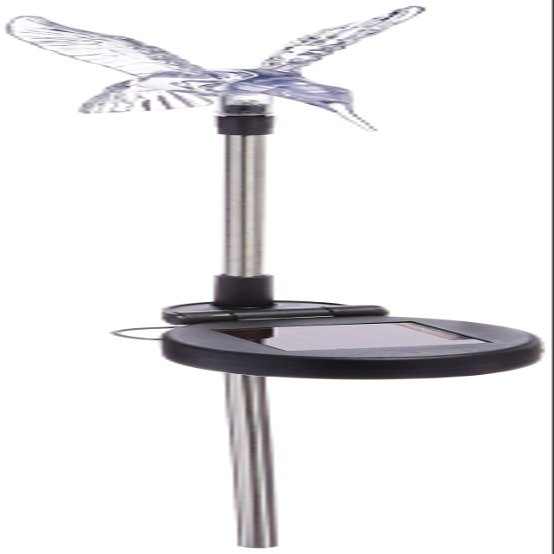 Set of 2 Garden Color Changing Solar Hummingbird Stake Lights