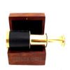 NAUTICAL VINTAGE MARITIME BRASS 6'' PIRATES SPYGLASS TELESCOPE WITH WOODEN BOX view 4