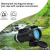 SVBONY SV42 8x42 Monocular for Adults, Compact Monocular Built-in Compass Rangefinder, FMC Waterproof Fogproof, Telescope for Bird Watching view 2