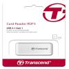 Transcend USB 3.0 SDHC/ SDXC/ microSDHC/ SDXC Card Reader, TS-RDF5W (White) view 2