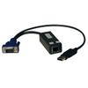 TRIPP LITE KVM Switch USB Server Interface Unit Virtual Media HD15 USB RJ45(B078-101-USB-1) view 1