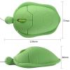 elec Space Cute Animal Turtle Shape USB Wired Corded Mouse Optical Mice for Notebook PC Laptop Computer 1200DPI 3 Buttons with 3.6 Feet Cord (Green) view 3