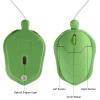 elec Space Cute Animal Turtle Shape USB Wired Corded Mouse Optical Mice for Notebook PC Laptop Computer 1200DPI 3 Buttons with 3.6 Feet Cord (Green) view 4