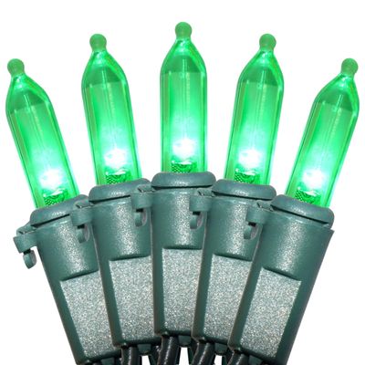 Holiday Essence 100 LED Green St Patrick's Day Christmas String Lights, 26.9 Ft Green Wire String Lights for Indoor and Outdoor Decorative Use Patio and Tree Dcor UL Certified