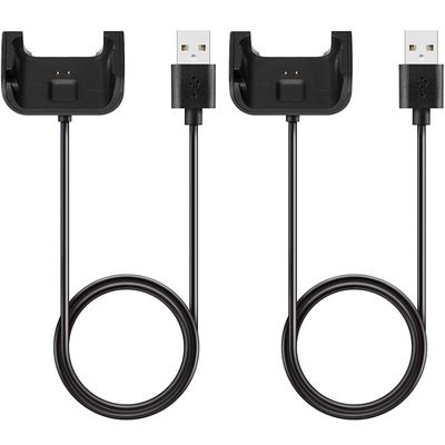 2PCS Charger Compatible with Amazfit Bip/Bip Lite Smartwatch Replacement USB Cradle Cord Charging Cable Dock for Amazfit Bip Series Smartwatch (Black (Bip), for Bip Charger)