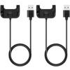 2PCS Charger Compatible with Amazfit Bip/Bip Lite Smartwatch Replacement USB Cradle Cord Charging Cable Dock for Amazfit Bip Series Smartwatch (Black (Bip), for Bip Charger) view 1