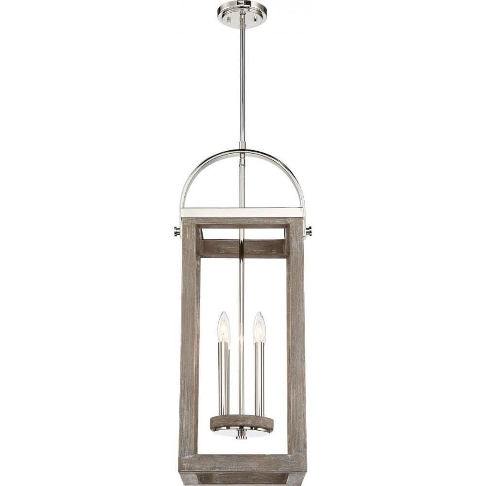 Nuvo Lighting 60/6481 Transitional Four Light Pendant from Bliss Collection in Chrome Finish