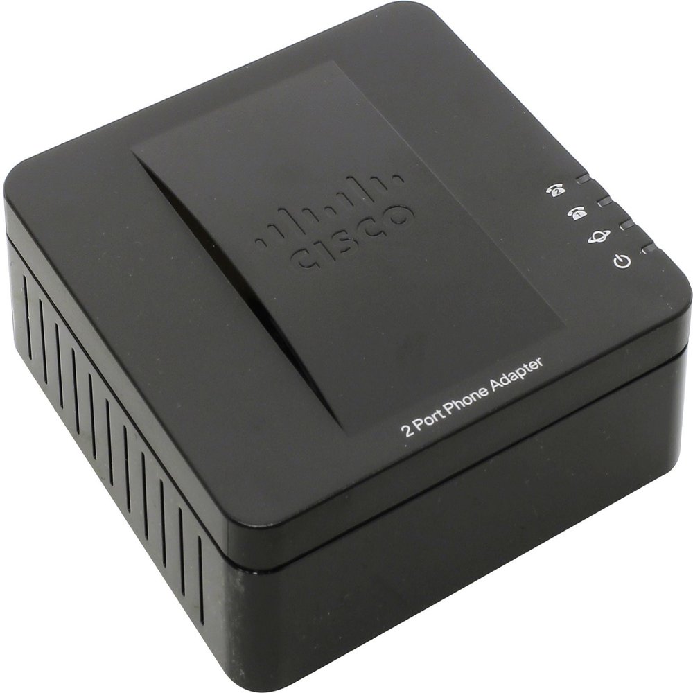 Cisco SPA112 2 Port Phone Adapter with Router (Renewed)