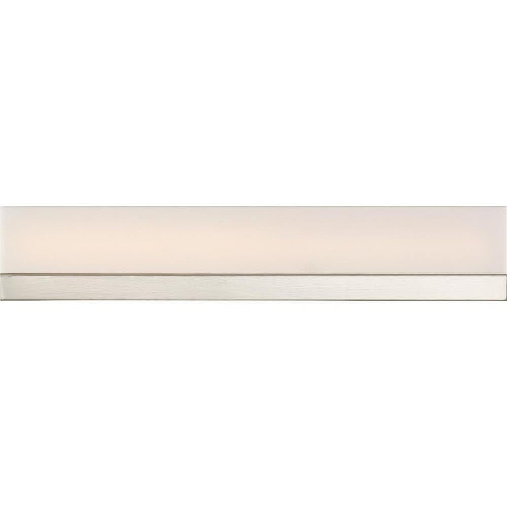 Nuvo Lighting 62/1328 Contemporary Modern LED Vanity Fixture from Jackson Collection in Pwt, Nckl, B/S, Slvr. Finish