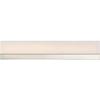 Nuvo Lighting 62/1328 Contemporary Modern LED Vanity Fixture from Jackson Collection in Pwt, Nckl, B/S, Slvr. Finish view 3