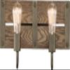 Nuvo 60/6428 Winchester 2-Light Vanity Fixture, Bronze & Aged-Wood Finish view 1