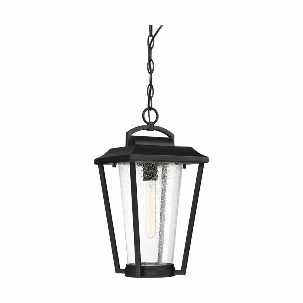 Nuvo 60/6514 Lakeview Lighting Fixture, 1Lt Hanging Lantern, Aged Bronze Finish with Clear Seed Glass