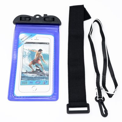 Adoretex Sport Waterproof Case Cell Phone Pouch Dry Bag Pocket with Armband, 6"(WP-04) - Purple