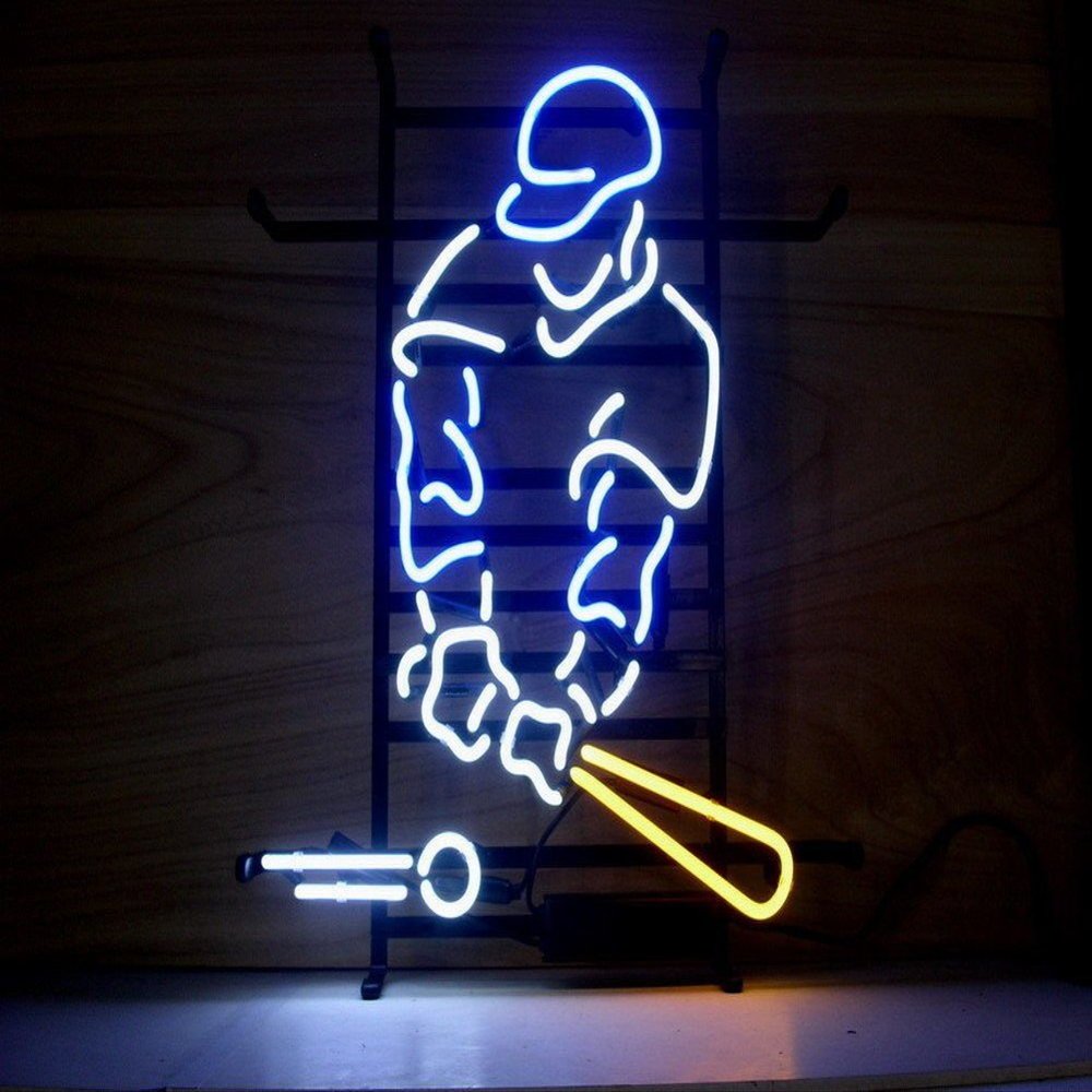 Urby 24"x20" Larger Baseball Sport Beer Bar Neon Sign 3-Year Warranty-Best Choice!
