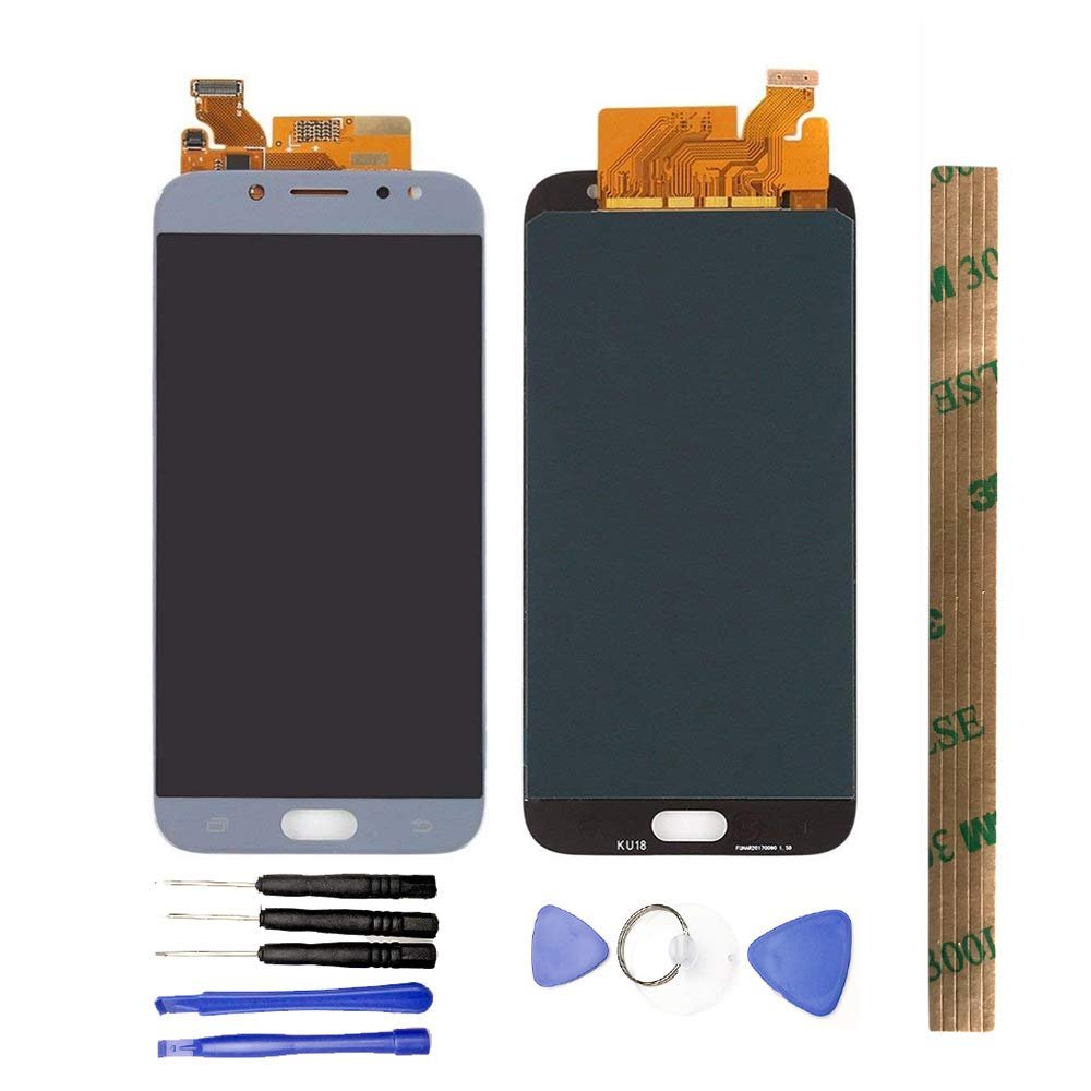 JayTong LCD Display & Replacement Touch Screen Digitizer Assembly with Free Tools for Ga laxy J7 Pro 2017 J730 J730F SM-J730G/DS SM-J730F/DS, SM-J730FM/DS, SM-J730GM/DS B LUE