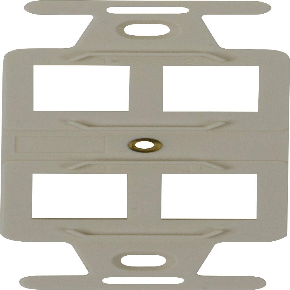 On-Q WP1064LA Straps-106 Receptacle, Light Almond
