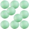 WYZworks - Round Paper Lanterns 10 Pack (Seafoam Green, 14") - Hanging Paper Lanterns Lamp for Wedding, Birthday, Party and Home Decorations with 8", 10", 12", 14", 16" option view 1
