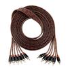 Alphasonik 17 Feet Premium 6 Channel Hyper-Flex RCA Interconnect Signal Patch Audio Cable with X-Radial Twist Wire Technology 100% Oxygen Free Copper Element Certified Multiple Applications FLEX-R66 view 1