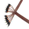 Alphasonik 17 Feet Premium 6 Channel Hyper-Flex RCA Interconnect Signal Patch Audio Cable with X-Radial Twist Wire Technology 100% Oxygen Free Copper Element Certified Multiple Applications FLEX-R66 view 2