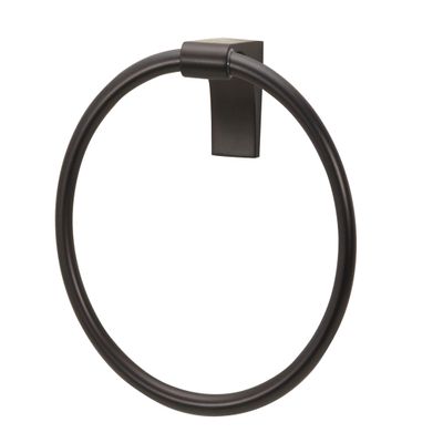 Alno A6840-BRZ Luna Towel Rings Transitional, Bronze, 6"