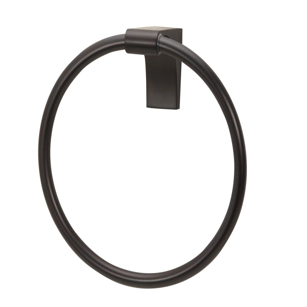 Alno A6840-BRZ Luna Towel Rings Transitional, Bronze, 6"