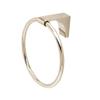 Alno A6840-PN Luna Towel Rings Transitional, Polished Nickel, 6" view 1