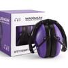 Pro For Sho 34dB NRR Hearing Protection Ear Muffs  Highest NRR Compact Design Ear Protection for Loud Events & Sensory Use (Purple) view 1