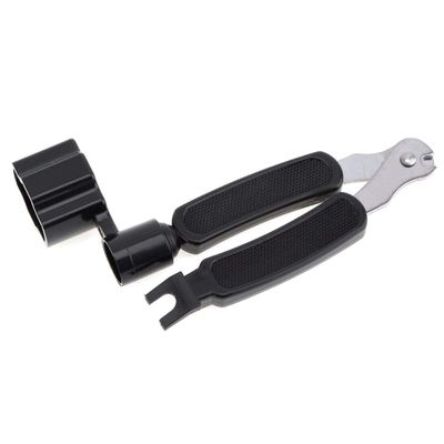 GOSONO Multifunctional Guitar String Winder Bridge Pin Puller Remover Electric Drill Automatic Hexagonal Bit Luthier Tool (3in1 Guitar Set String Winder)