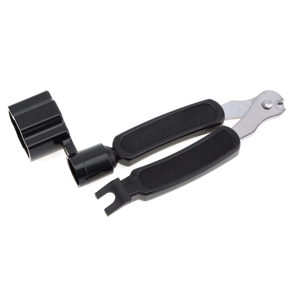 GOSONO Multifunctional Guitar String Winder Bridge Pin Puller Remover Electric Drill Automatic Hexagonal Bit Luthier Tool (3in1 Guitar Set String Winder)
