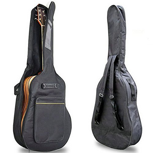 GOSONO 41" Acoustic Guitar Double Straps Padded Guitar Soft Case Gig Bag Backpack